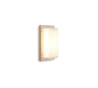 Moretti Luce Ice Cubic 3410 outdoor wall light natural brass