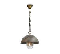 Moretti Luce Pendant light Circle inside brass antique Ø 25 cm