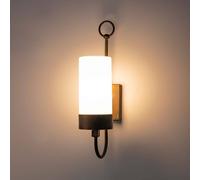 Moretti Luce Silindar 3355 wall light antique brass/opal