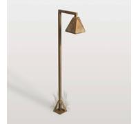 Moretti Luce Silva Edge LED path light, 80 x 19 cm, antique brass