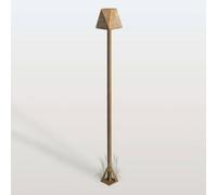 Moretti Luce Silva Edge LED path light, height 100 cm, antique brass, IP65