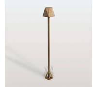 Moretti Luce Silva Edge LED path light, height 80 cm, antique brass, IP65