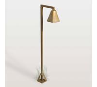 Moretti Luce Silva Frame LED path light, 80 x 19 cm, antique brass
