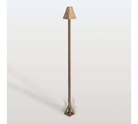 Moretti Luce Silva Frame LED path light, height 100 cm, antique brass, IP65