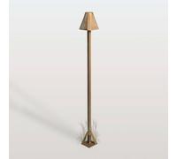 Moretti Luce Silva Frame LED path light, height 80 cm, antique brass, IP65