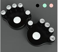 Moreup Piano Finger Trainers, Hand Grip Exerciser Ergonomic Training Finger Pressing Posture Correction Tool for Guitar Piano Trigger Finger Training Arthritis Therapy and Grip 2PCS/Set Black