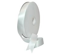 Morex Ribbon 08822/00-029 Double Face Satin Ribbon 7/8" X 100 YD White Ribbon for Gift Wrapping, Birthday Gift Cards, Satin Dress for Women, Silk Ribbons for Crafts, Wedding Gifts for Couple