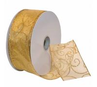 Morex Ribbon # 7416 Garden, 2.5 Inch by 50 Yards, Green