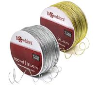 Morex Ribbon Bow Maker Kit, Gold and Silver Wire, 600 Feet, 300 Feet Each, 28 Gauge, Part Number BOW3055