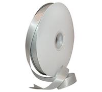 Morex Ribbon Double Face Satin Ribbon 5/8" X 100 YD Shell Gray Ribbon for Gift Wrapping, Birthday Gift Cards, Satin Dress for Women, Silk Ribbons for Crafts, Wedding Gifts for Couple