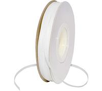 Morex Ribbon Grosgrain Ribbon, 1/8 Inch by 50 Yards, Wlhite