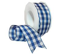 Morex Ribbon Karo Ribbon, 1.5" x 22 Yd, Royal Blue