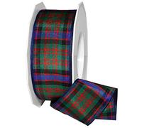 Morex Ribbon Ribbon, 100% Polyester, Macdonald Tartan, 1.5 inches by 27 Yards