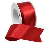 Morex Ribbon Ribbon, Polyester, Red, 1-1/2 inch by 10 Yards