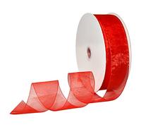 Morex Ribbon Ribbon, Red, 1-1/2 inch by 100 Yards