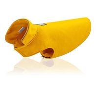 Morezi Cozy Fleece Dog Coats Puppy Clothes Elastic Belly Vest Waistcoat Winter Warm Jacket Reversible Dog Coat for Small Medium Large Dogs - Yellow - XL