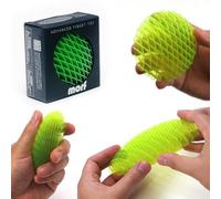 Morf Fidget Worm - Desk Fidgets Age 3+ for Adults - Quiet Sensory Toys - Fun and Interactive for Kids - USA Patent Pending Figgy Toys (Green, Small)