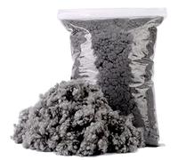 MORFEN 200g/7.05oz Black Polyester Filling, Premium Polyester Stuffing, Heat Polyester Fiber Fill, High Resilience Stuffing, Stuffing for Stuffed Animals Stuffing Pillows, DIY Crafts Gift