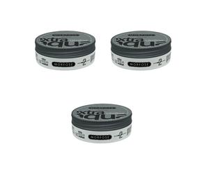 Morfose Aqua Extra Hair Gel Wax Edge Control Bubblegum Scent 175ml (Pack Of 3)