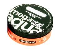 Morfose Aqua Hair Gel Wax - Shine Look, Edge Control,Ultra Hold for Men & Women, Developed by Barbers - Hair Gel, Hair Wax, Hair Powder, Pomade & Clay for Styling (150 ml, Mega Aqua)