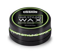 Morfose Ossion Hair Styling Wax 150ml- Shine Look, Edge Control for Men & Women, Developed by Barbers - Hair Wax, Hair Powder, Pomade & Clay for Styling (150 ml, Matte Hold)