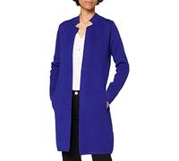 Morgan 162-mblock.m Women's Straight Notched Collar Jacket, Electric Blue, UK 6-8