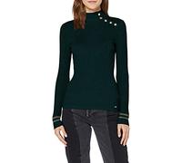 Morgan Women's 192-MAVAO.N Sweater Pullover, Dark Green, S
