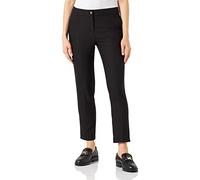 Morgan 7/8 Straight City Trousers, Black, UK 8