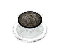Morgan Dollar 1879 Coin Collector Numismatics USA Coinage PopSockets PopGrip for MagSafe