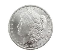 Morgan Dollar 1896 1 Dollar Old Coins Us Coins For Collectors(Gift: One Random eagle rare Coin, Two Coins Received) Individual Coins