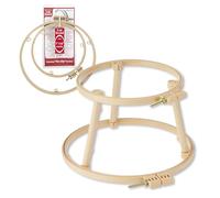 Morgan Embroidery Hoop Lap Stand | 7" & 10" No-Slip Portable Embroidery Hoop Holder | Lightweight Circle Design for Sewing Crafters, Punch Needle, Cross Stitch, Needlepoint, Arts & Craft | Made in USA