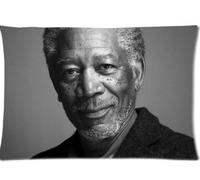 Morgan Freeman Close Up Pillowcases Custom Pillow Case Cushion Cover 20 X 30 Inch Two Sides