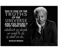 Morgan Freeman Motivational Poster Quote Inspirational Quotes Classroom Posters Movie Voice Actor Awards Homeschool Narrator Sidney Poitier Movies Audible Black History Month Shashank Redemption P082