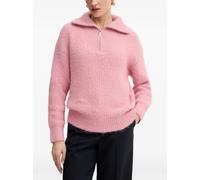 Morgan half-zip long-sleeve sweater - Pink S-M-L