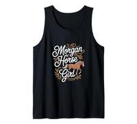 Morgan Horse Girl Elegant Equestrian Tank Top