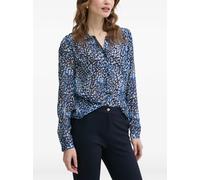 Morgan leopard-print long-sleeve shirt - Blue 42