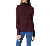 Morgan Women's Pull fin col roulé MENTOS Pullover Sweater, Wine Lie, XS