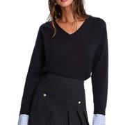 Morgan MPOP Women's Navy Sweater, Marine, XL