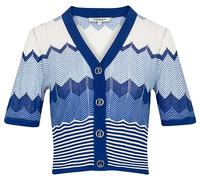 Morgan Women's 231-mraya Pullover Sweater, Indigo Blue, Medium