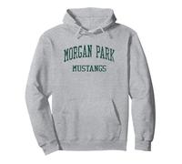Morgan Park High School HS Chicago IL Vintage Sports Pullover Hoodie