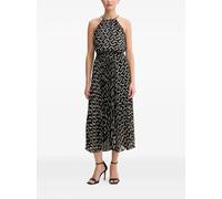 Morgan printed pleated midi dress - Black 38-40-42-44-46-48