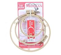 Morgan Quality Products 7"/10"/14" Lap Stand Hoop - Perfect for Hands-Free Embroidery, Quilting & Needlework