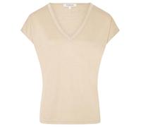 Morgan Short-Sleeved T-Shirt, Beige, UK 4