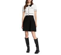 Morgan Short Trapoeze Off White/Black Trapoeze Dress XL