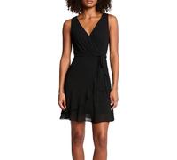 Morgan Short wrap Dress, Black M, 8