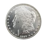 Morgan Silver Dollar 1889 1 Dollar Old Coins Us Coins For Collectors(Gift: One Random Eagle Rare Coin, Two Coins Received) Individual Coins