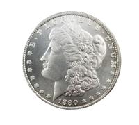 Morgan Silver Dollar 1890 1 Dollar Old Coins Us Coins For Collectors(Gift: One Random Eagle Rare Coin, Two Coins Received)
