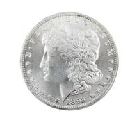 Morgan Silver Dollar 1893 1 Dollar Old Coins Us Coins For Collectors(Gift: One Random Eagle Rare Coin, Two Coins Received) Individual Coins