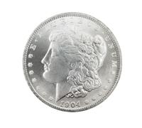 Morgan Silver Dollar 1904 1 Dollar Old Coins Us Coins For Collectors(Gift: One Random Eagle Rare Coin, Two Coins Received) Individual Coins
