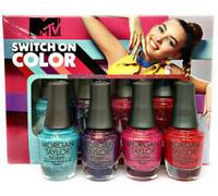 Morgan Taylor Switch On Color Enamel Collection Set 4 units
